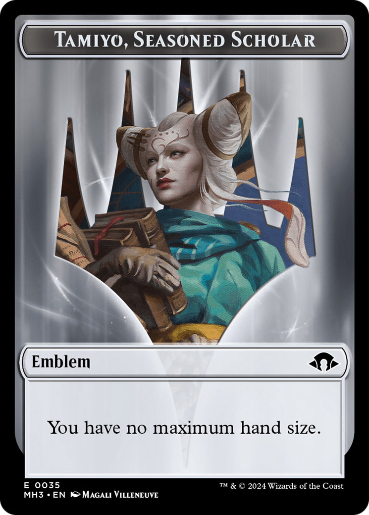 Tamiyo, Seasoned Scholar // Energy Reserve Double-Sided Token [Modern Horizons 3 Tokens] - The Mythic Store | 24h Order Processing