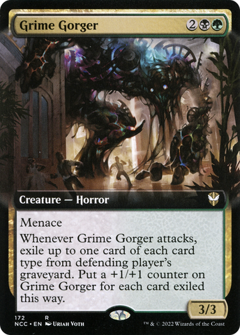 Grime Gorger (Extended Art) [Streets of New Capenna Commander] - The Mythic Store | 24h Order Processing