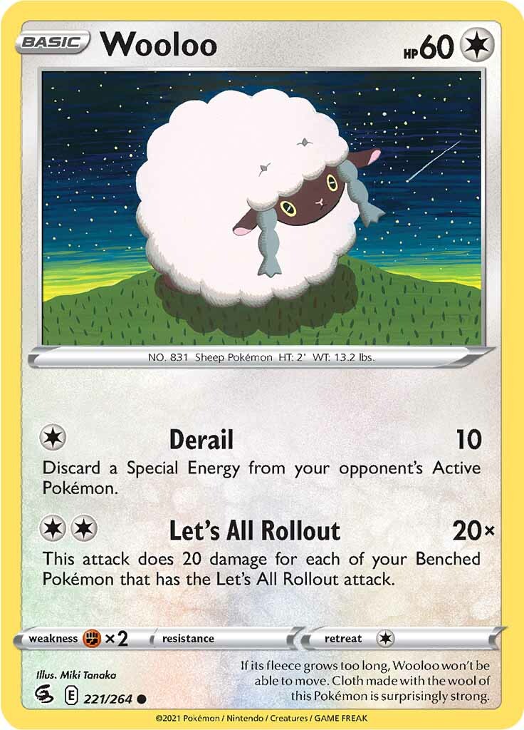 Wooloo (221/264) [Sword & Shield: Fusion Strike] - The Mythic Store | 24h Order Processing