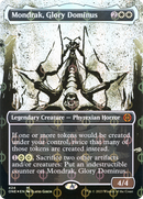 Mondrak, Glory Dominus (Borderless Ichor Step-and-Compleat Foil) [Phyrexia: All Will Be One] - The Mythic Store | 24h Order Processing