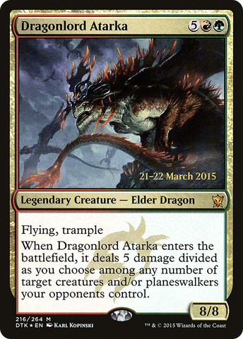 Dragonlord Atarka [Dragons of Tarkir Prerelease Promos] - The Mythic Store | 24h Order Processing