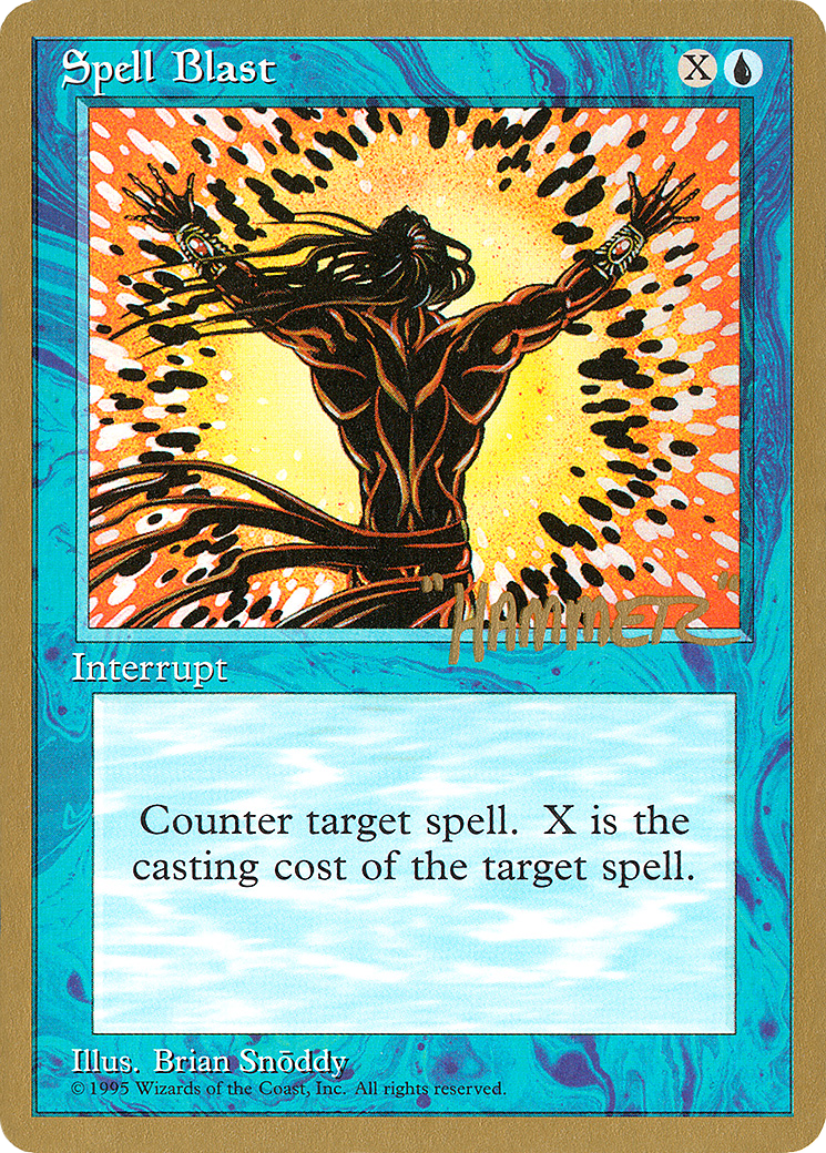 Spell Blast (Shawn "Hammer" Regnier) [Pro Tour Collector Set] - The Mythic Store | 24h Order Processing