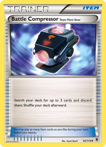 Battle Compressor Team Flare Gear (92/119) [XY: Phantom Forces] - The Mythic Store | 24h Order Processing
