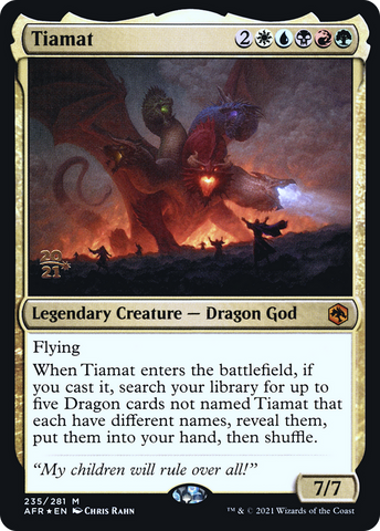 Tiamat [Dungeons & Dragons: Adventures in the Forgotten Realms Prerelease Promos] - The Mythic Store | 24h Order Processing