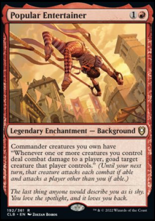 Popular Entertainer [Commander Legends: Battle for Baldur's Gate] - The Mythic Store | 24h Order Processing