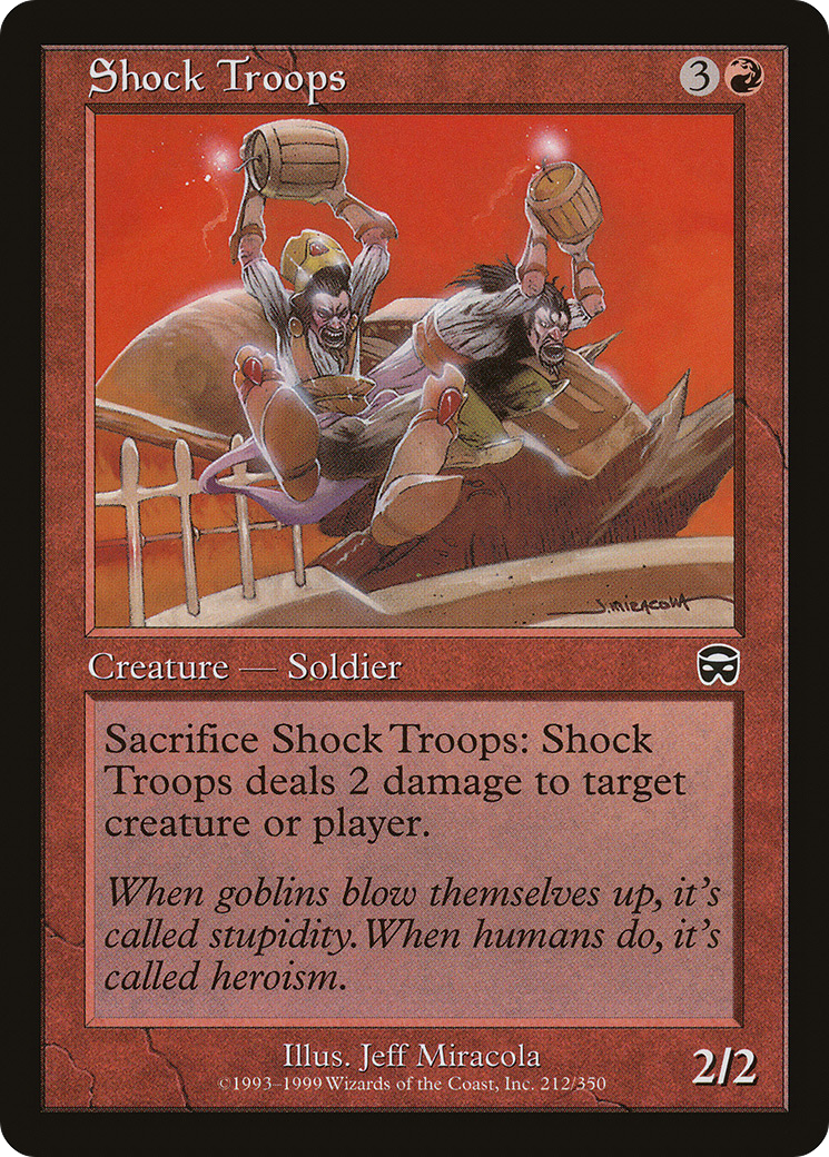 Shock Troops [Mercadian Masques] - The Mythic Store | 24h Order Processing