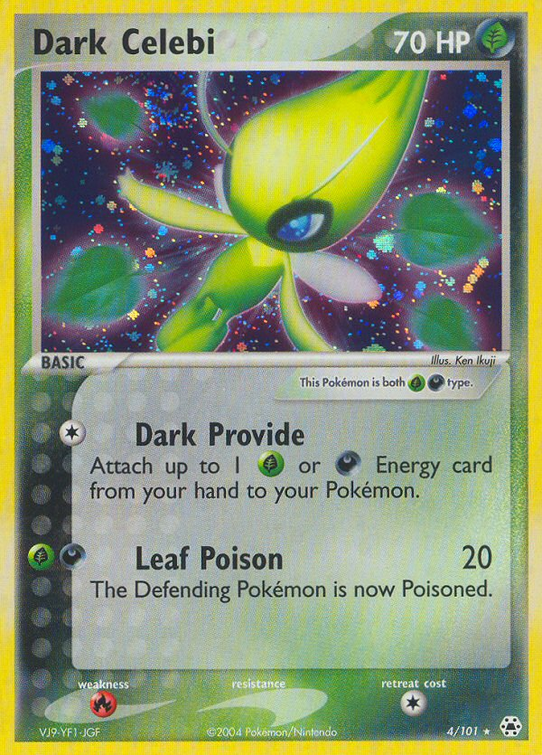 Dark Celebi (4/101) [EX: Hidden Legends] - The Mythic Store | 24h Order Processing