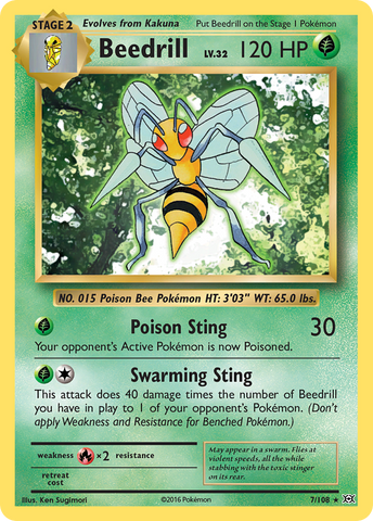 Beedrill (7/108) [XY: Evolutions] - The Mythic Store | 24h Order Processing