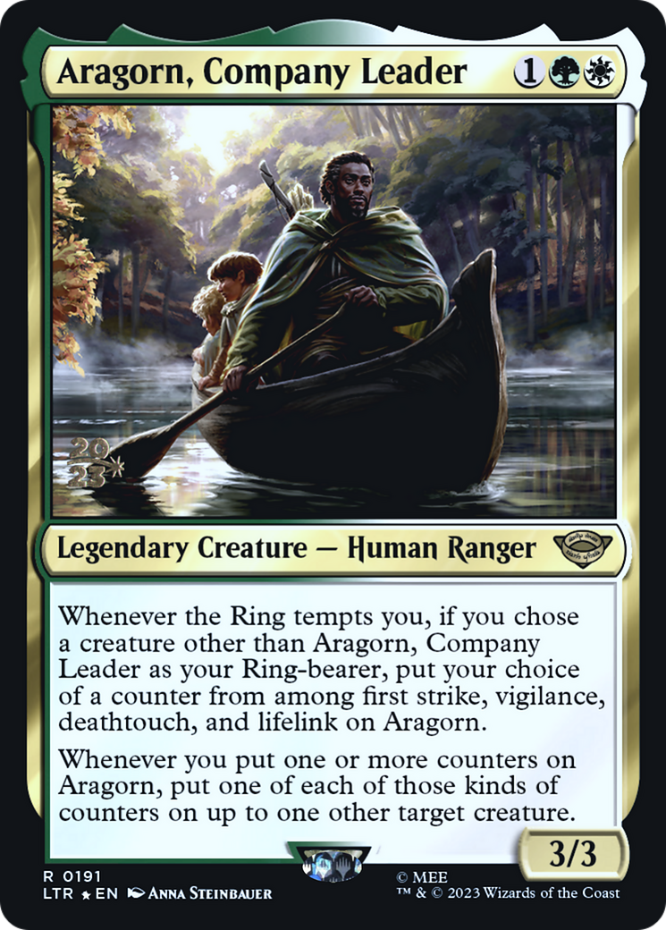 Aragorn, Company Leader [The Lord of the Rings: Tales of Middle-Earth Prerelease Promos] - The Mythic Store | 24h Order Processing
