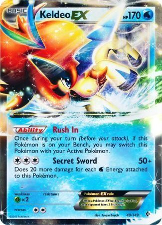 Keldeo EX (49/149) (Jumbo Card) [Black & White: Boundaries Crossed] - The Mythic Store | 24h Order Processing