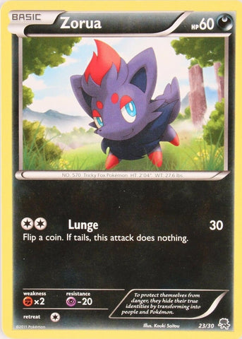 Zorua (23/30) [Black & White: Trainer Kit - Zoroark] - The Mythic Store | 24h Order Processing