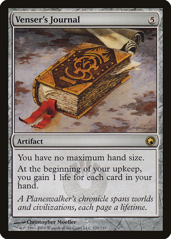 Venser's Journal [Scars of Mirrodin] - The Mythic Store | 24h Order Processing