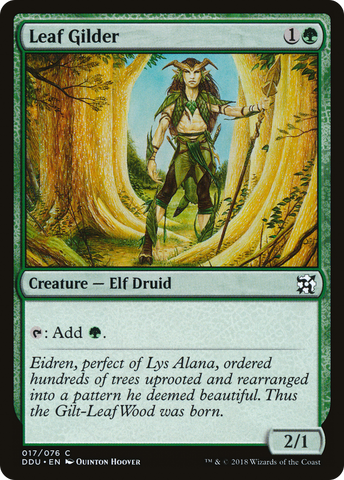 Leaf Gilder [Duel Decks: Elves vs. Inventors] - The Mythic Store | 24h Order Processing