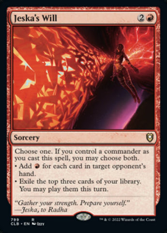 Jeska's Will [Commander Legends: Battle for Baldur's Gate] - The Mythic Store | 24h Order Processing