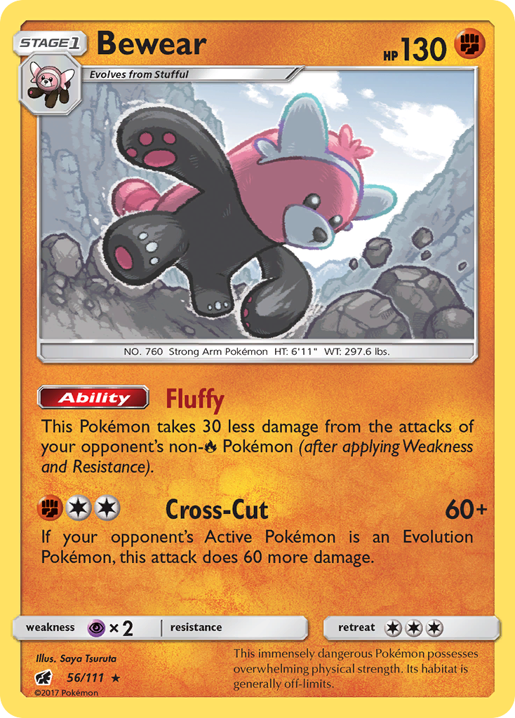 Bewear (56/111) [Sun & Moon: Crimson Invasion] - The Mythic Store | 24h Order Processing