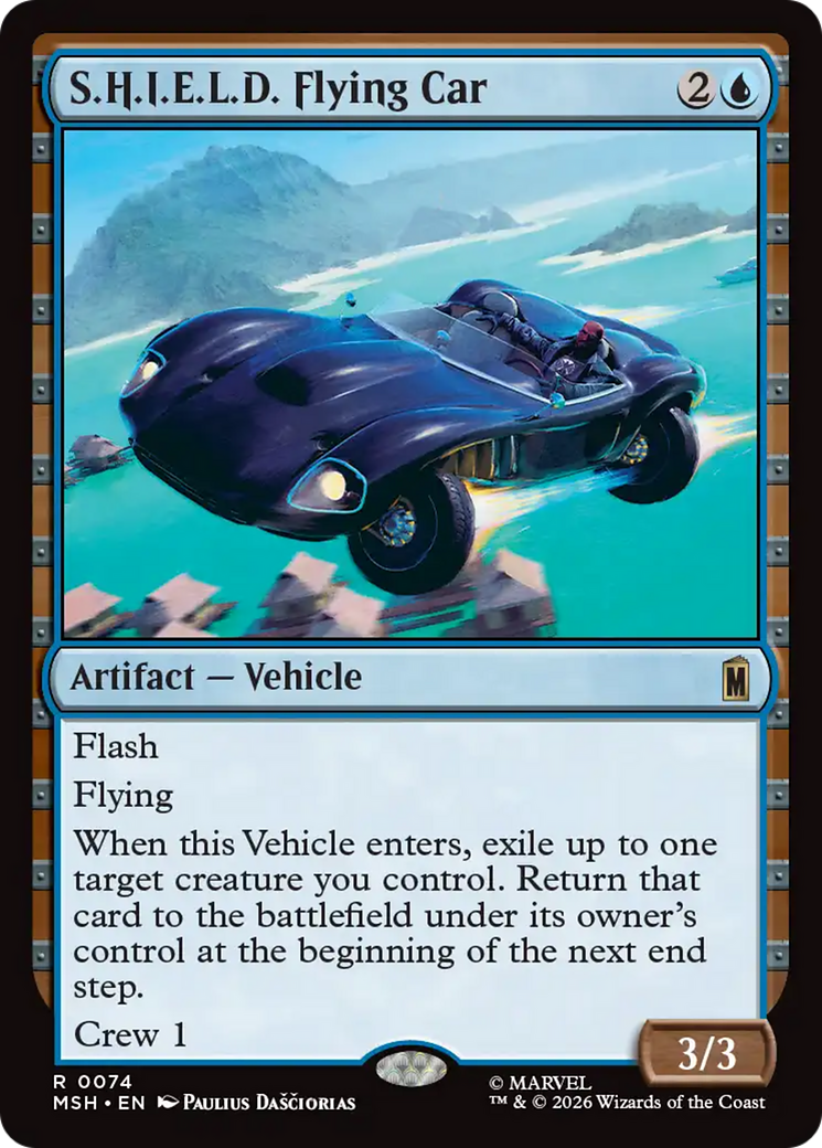 S.H.I.E.L.D. Flying Car [Marvel Super Heroes] - The Mythic Store | 24h Order Processing