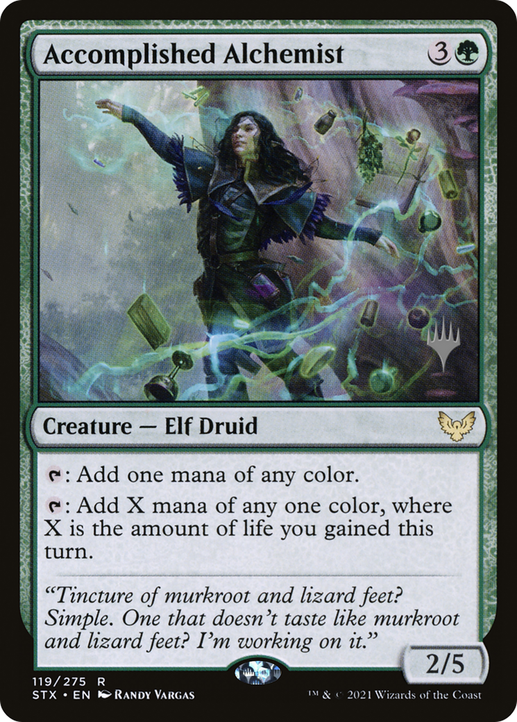 Accomplished Alchemist (Promo Pack) [Strixhaven: School of Mages Promos] - The Mythic Store | 24h Order Processing
