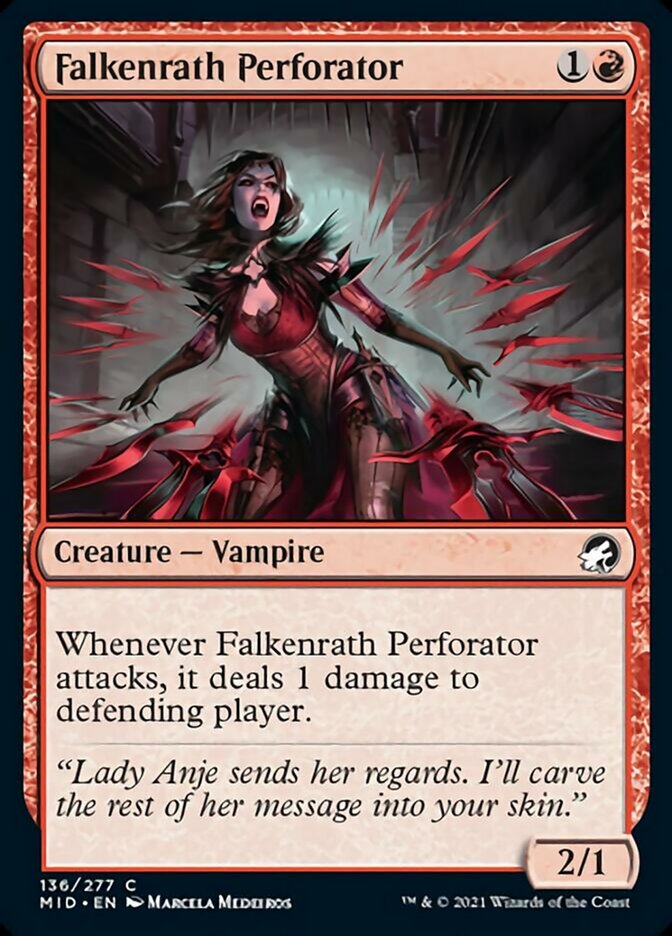 Falkenrath Perforator [Innistrad: Midnight Hunt] - The Mythic Store | 24h Order Processing