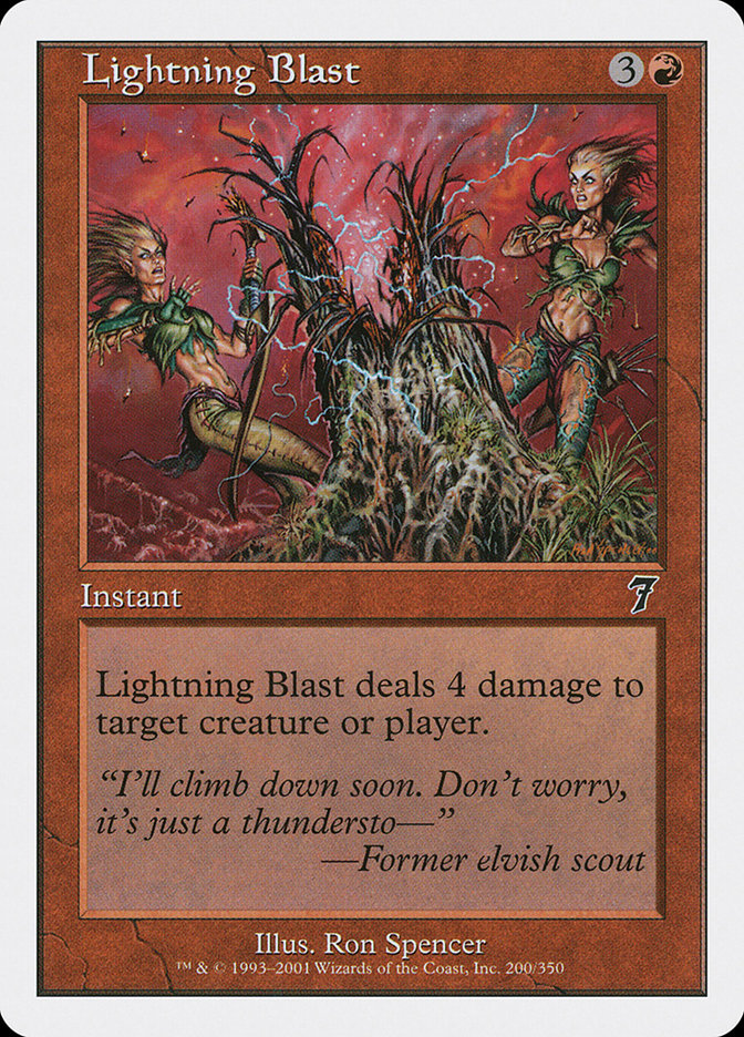 Lightning Blast [Seventh Edition] - The Mythic Store | 24h Order Processing