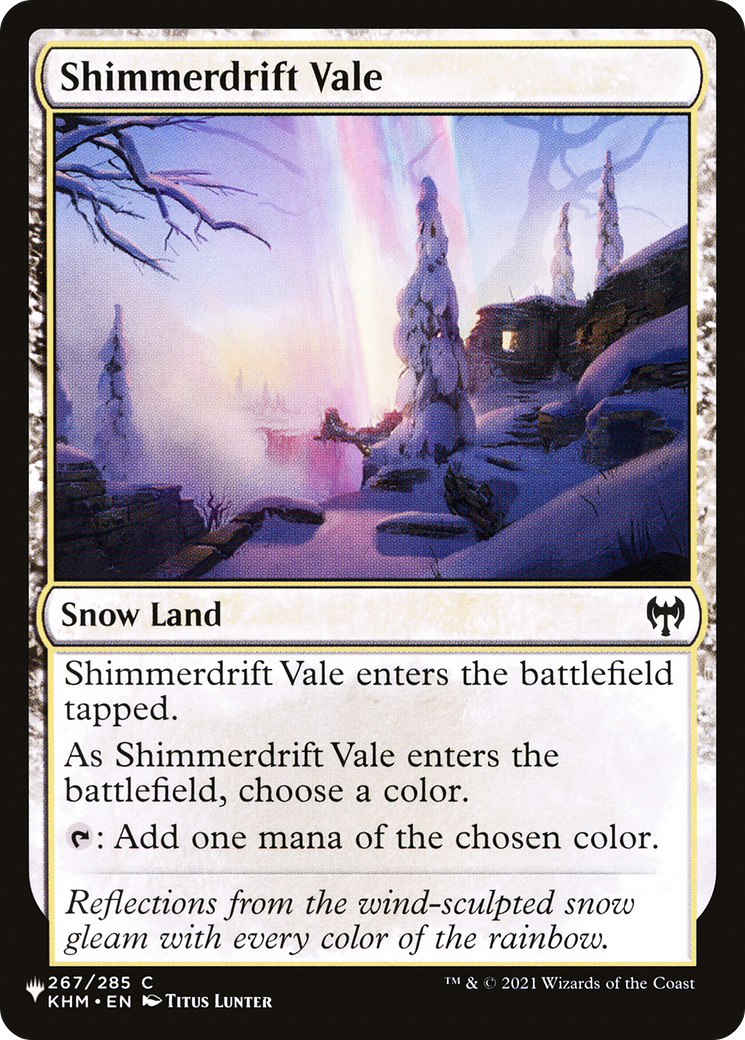 Shimmerdrift Vale [The List] - The Mythic Store | 24h Order Processing