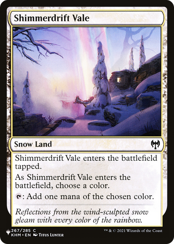 Shimmerdrift Vale [The List] - The Mythic Store | 24h Order Processing