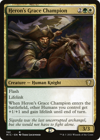 Heron's Grace Champion [Innistrad: Midnight Hunt Commander] - The Mythic Store | 24h Order Processing