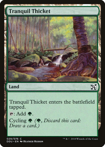 Tranquil Thicket [Duel Decks: Elves vs. Inventors] - The Mythic Store | 24h Order Processing