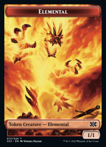 Elemental // Aven Initiate Double-Sided Token [Double Masters 2022 Tokens] - The Mythic Store | 24h Order Processing