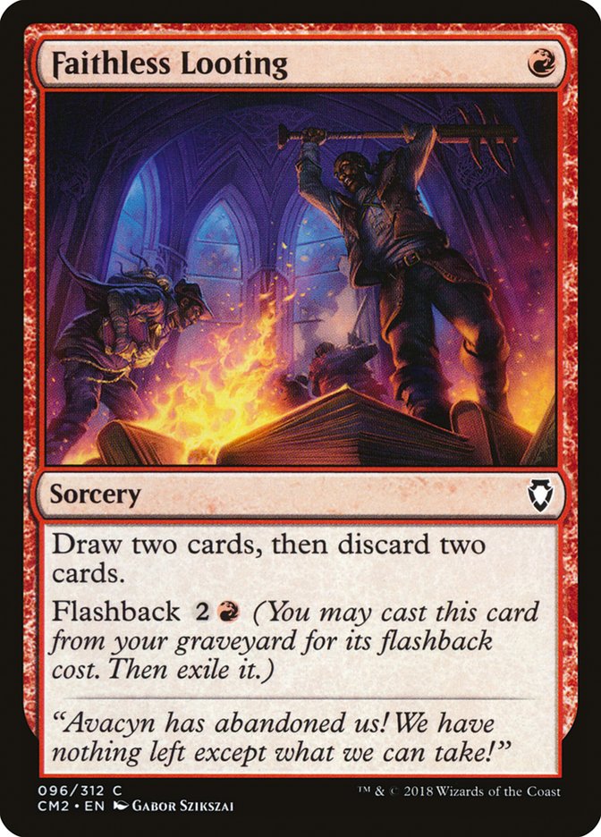 Faithless Looting [Commander Anthology Volume II] - The Mythic Store | 24h Order Processing