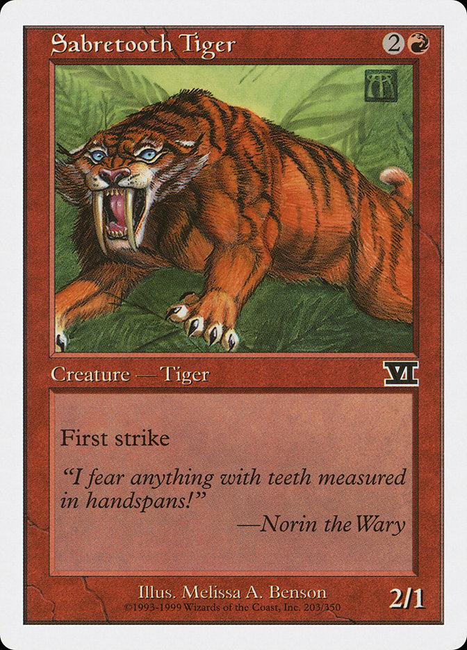 Sabretooth Tiger [Classic Sixth Edition] - The Mythic Store | 24h Order Processing