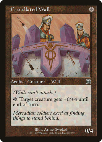Crenellated Wall [Mercadian Masques] - The Mythic Store | 24h Order Processing