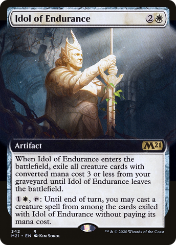 Idol of Endurance (Extended Art) [Core Set 2021] - The Mythic Store | 24h Order Processing