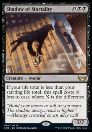Shadow of Mortality (Promo Pack) [Streets of New Capenna Promos] - The Mythic Store | 24h Order Processing