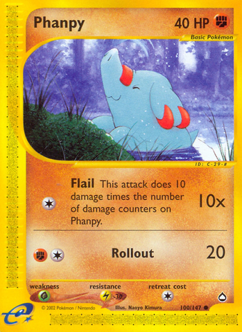 Phanpy (100/147) [Aquapolis] - The Mythic Store | 24h Order Processing