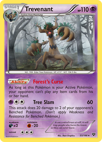 Trevenant (55/146) [XY: Base Set] - The Mythic Store | 24h Order Processing