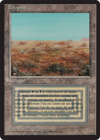 Scrubland [Foreign Black Border] - The Mythic Store | 24h Order Processing