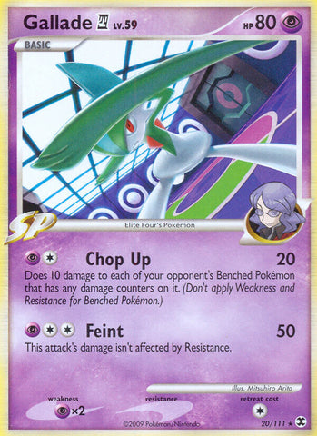 Gallade (20/111) (Theme Deck Exclusive) [Platinum: Rising Rivals] - The Mythic Store | 24h Order Processing