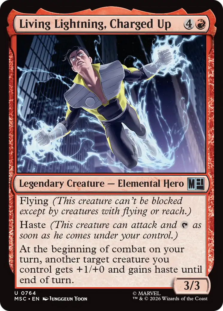 Living Lightning, Charged Up [Marvel Super Heroes Commander] - The Mythic Store | 24h Order Processing