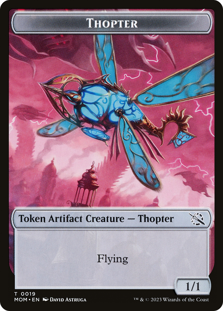 Warrior // Thopter Double-Sided Token [March of the Machine Tokens] - The Mythic Store | 24h Order Processing