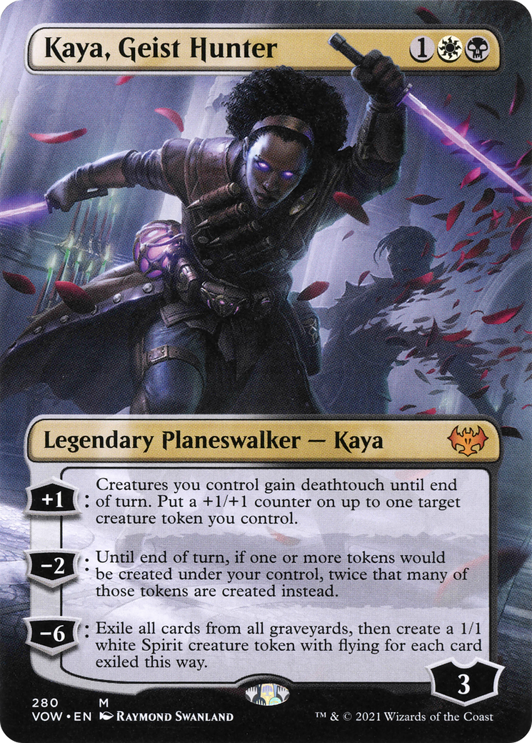 Kaya, Geist Hunter (Borderless) [Innistrad: Crimson Vow] - The Mythic Store | 24h Order Processing