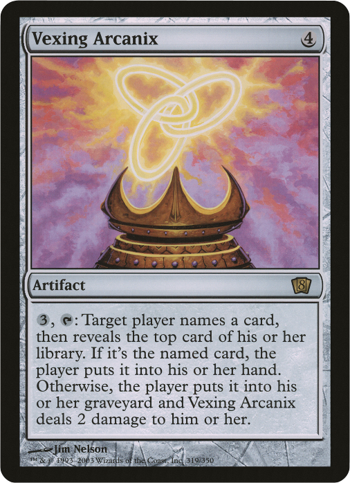 Vexing Arcanix (Oversized) [Eighth Edition Box Topper] - The Mythic Store | 24h Order Processing