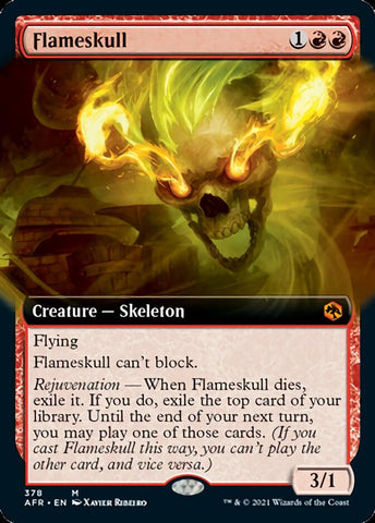 Flameskull (Extended Art) [Dungeons & Dragons: Adventures in the Forgotten Realms] - The Mythic Store | 24h Order Processing