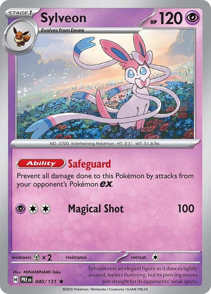 Sylveon (040/131) [Scarlet & Violet: Prismatic Evolutions] - The Mythic Store | 24h Order Processing