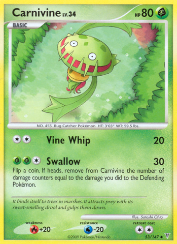 Carnivine (53/147) [Platinum: Supreme Victors] - The Mythic Store | 24h Order Processing
