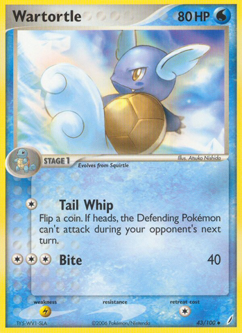 Wartortle (43/100) [EX: Crystal Guardians] - The Mythic Store | 24h Order Processing