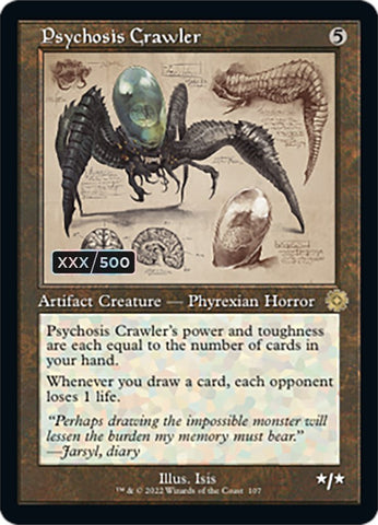 Psychosis Crawler (Retro Schematic) (Serialized) [The Brothers' War Retro Artifacts] - The Mythic Store | 24h Order Processing