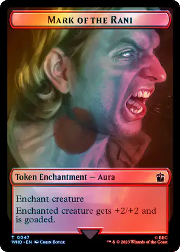 Fish // Mark of the Rani Double-Sided Token (Surge Foil) [Doctor Who Tokens] - The Mythic Store | 24h Order Processing