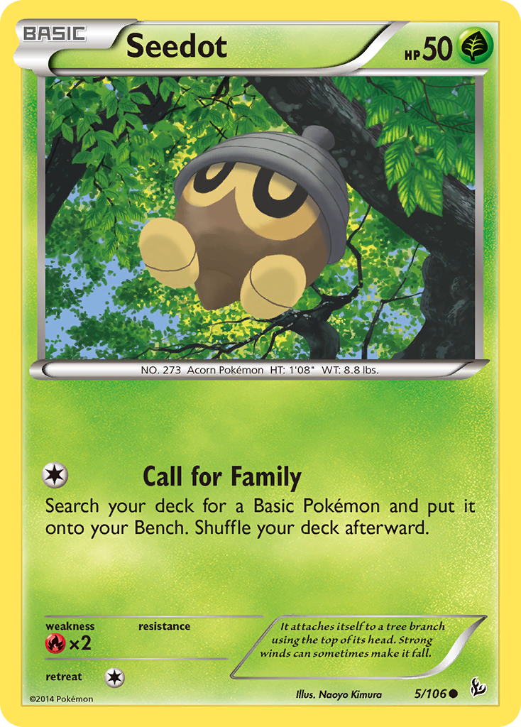 Seedot (5/106) [XY: Flashfire] - The Mythic Store | 24h Order Processing