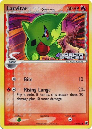 Larvitar (73/113) (Delta Species) (Stamped) [EX: Delta Species] - The Mythic Store | 24h Order Processing