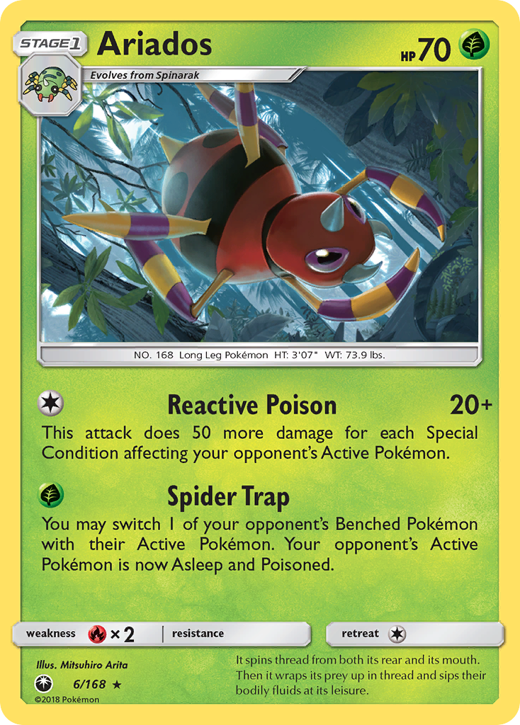 Ariados (6/168) [Sun & Moon: Celestial Storm] - The Mythic Store | 24h Order Processing